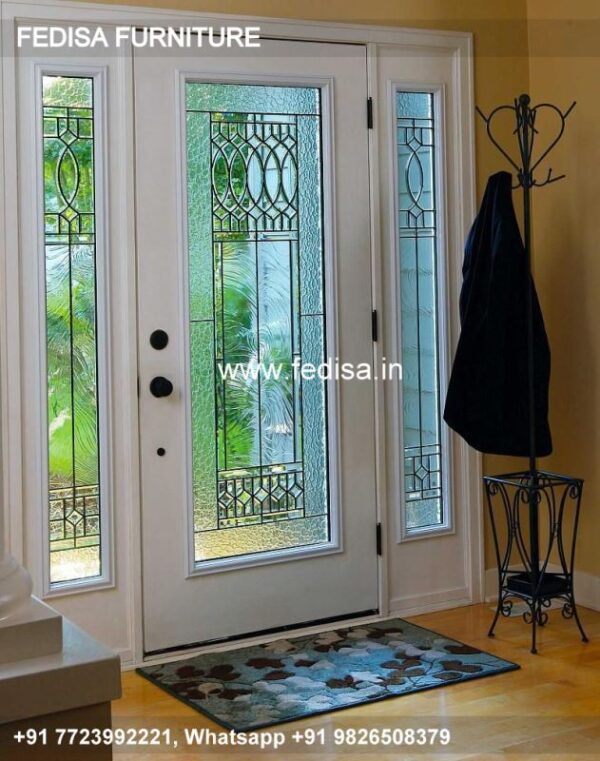 Door Design Glass Door Design Door Design For Balcony Home Front Steel Grill Design With Glass