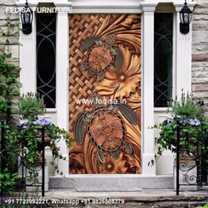 Wooden Door Design Main Door Grill Designs For Flats Room Door Design 2023 Pooja Door Design With Bells