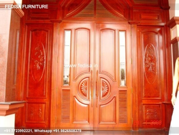 Wooden Door Design House Door Design 27 Feet Main Door Design Outside Entrance Wall Design
