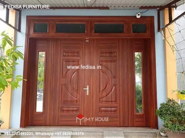 Wooden Door Design Grill Door Design Wooden Jali Double Door Design Double Door Design With Glass
