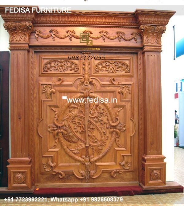 Door Design Wooden Door Design For Home Pooja Room Double Door Design Front Door Chokhat Design