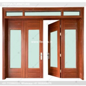 Wooden Door Design Main Door Grill Designs For Flats Home Chokhat Design Teak Double Door Design