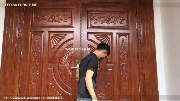 Wooden Door Design Main Door Grill Designs For Flats Wooden Chaukhat Design Teak Wood Main Door Frame Design