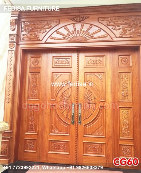 Main Door Design Pooja Room Door Design Wooden Door Beading Designs Wooden Round Single Door Design