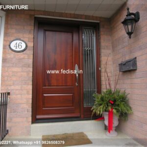 Wooden Door Design Main Door Grill Designs For Flats Steel Chokhat Design Plain Wooden Door Design