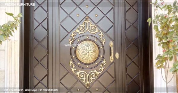 Wooden Door Design Double Door Design Lohe Ka Darvaja Design Teak Veneer Door Design