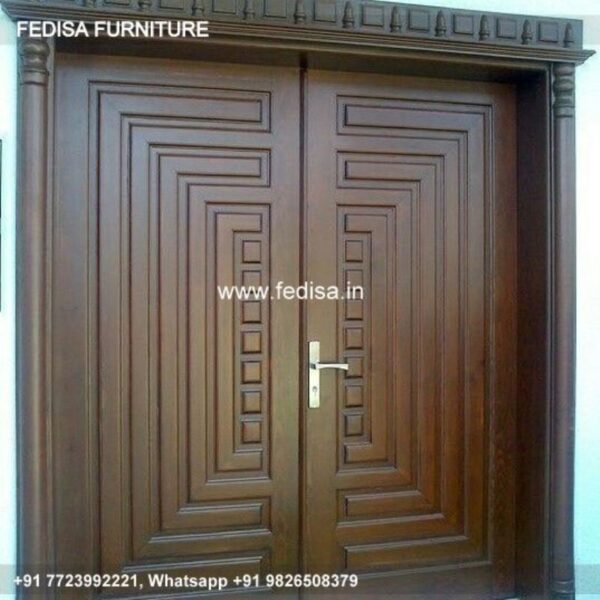 Wooden Door Design Double Door Design Sliding Partition For Living Room 5 Feet Door Design