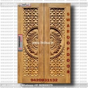Main Door Design Pooja Room Door Design Door Design Drawing Half Mirror Door Design