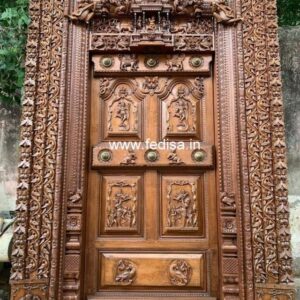 Wooden Door Design Latest Designs Of Main Doors 12 Feet Double Door Design Semi Solid Doors Design