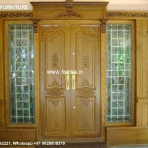Wooden Door Design Flush Door Design Wooden Simple Door Design Main Door Attached Window Glass Design