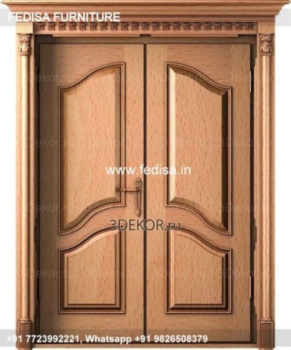 Wooden Door Design Latest Designs Of Main Doors Half Mirror Door Design Double Door Frame Design