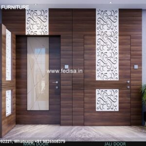 Wooden Door Design Double Door Design Metal Grill Gate Jali Wala Door Design
