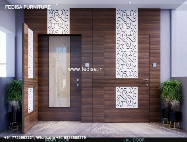 Wooden Door Design Double Door Design Metal Grill Gate Jali Wala Door Design