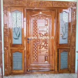 Door Design Safety Grill Gate Design For Main Door Wooden Door Design For Temple Home Front Steel Grill Design With Glass