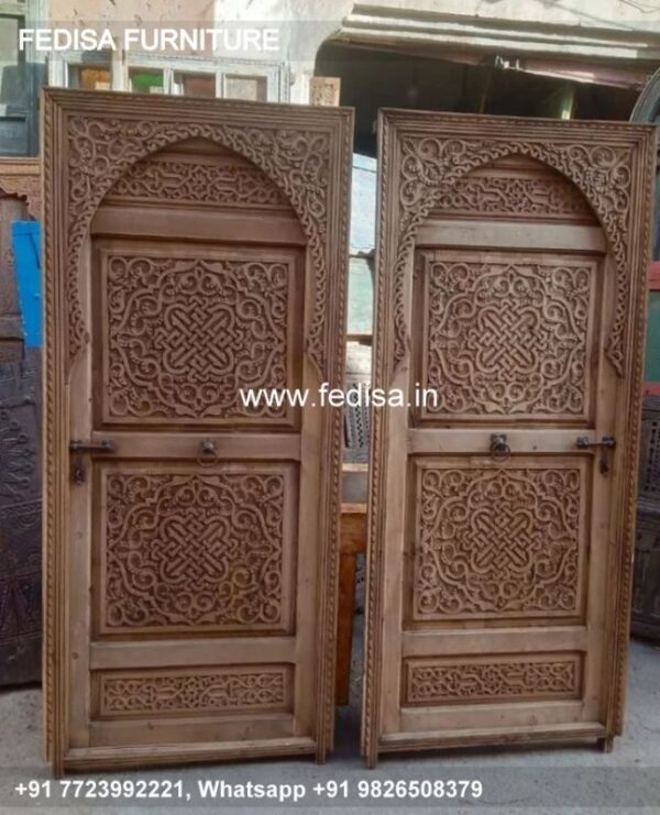 Wooden Door Design Double Door Design Sliding Glass Door For Kitchen Entrance Main Door Chokhat