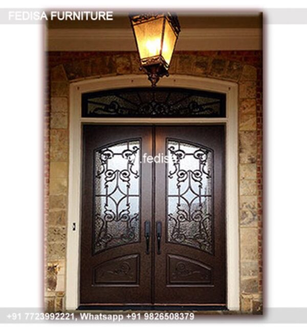 Wooden Door Design Double Door Design Wooden Door With Steel Design Half Door Design