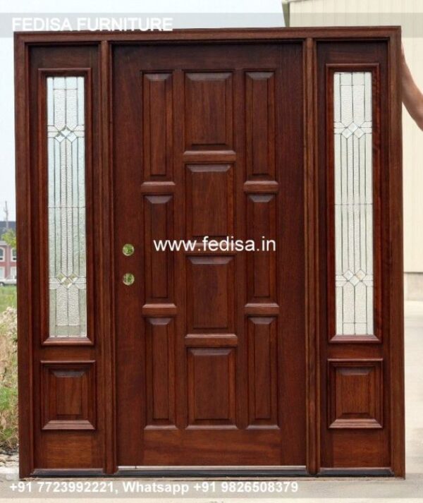 Wooden Door Design Main Door Grill Designs For Flats Glass Door Partition For Living Room Khidki Ke Palle Ki Design