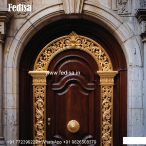 Palace Style Doors House Front Entrance Design No-6760