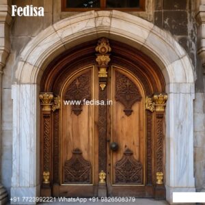 Double Door Classic Style Wooden Net Door Design For Home No-6769