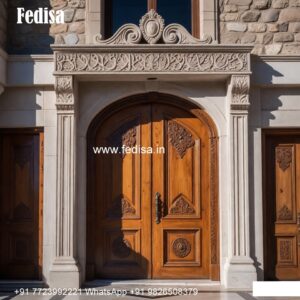 Glass Panel Classic Door New Double Door Design 2024 No-6772