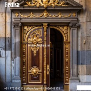 Classic Front Door Ideas Aluminum Main Door Design No-6776