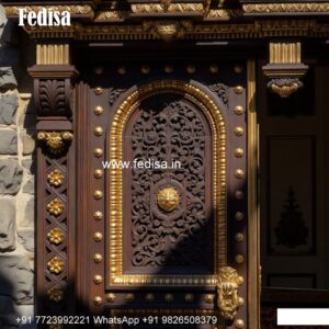 Villa Entrance Door Bifold Door Design No-6799