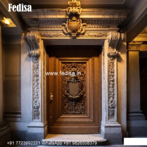 Antique Door Style Louver Door Design No-6819