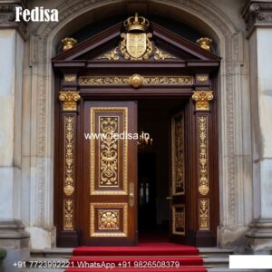 Decorative Wooden Doors Roller Door Designs No-6849