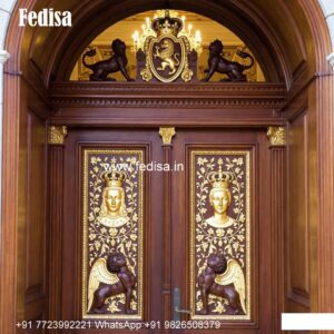 Italian Style Wooden Doors Handle Design For Door No-6877