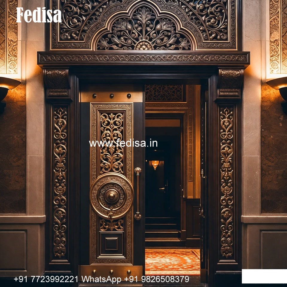 Royal Entrance Door Jali Gate Design Iron No-6903