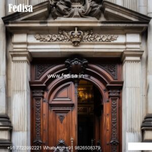 Front Entrance Classic Door Lakdi Ke Darwaje Ki Design No-6920