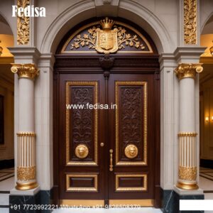 Home Entry Wooden Door Ss Steel Door Design No-6921