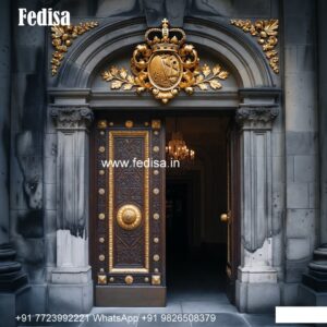 Wooden Carved Door Design Teak Double Door Design No-6943