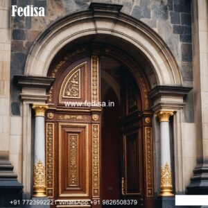 Main Door Classic Design Bungalow Entrance Design No-7001