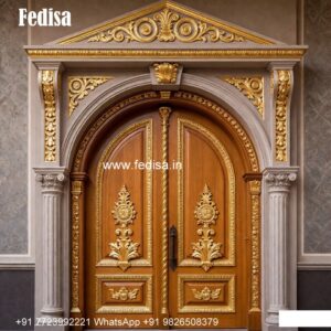 Vintage Wooden Door Door Piling Design No-7021