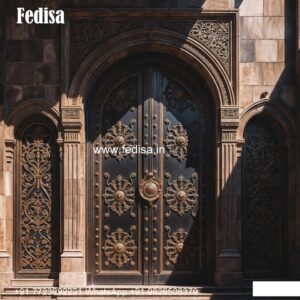 Hardwood Traditional Doors Safety Grill Gate Design For Main Door Price No-7034