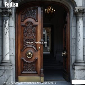 Rustic Classic Door Corner Door Design No-7038