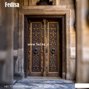 Ornate Door Design Etching Glass Design For Door No-7039