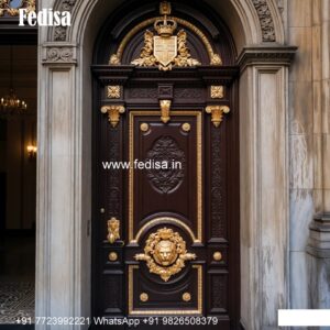 Decorative Wooden Doors Waterproof Plywood Door Design No-7054