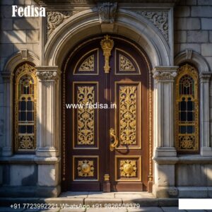 Double Door Classic Style Sheet Door Design No-7056