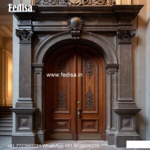 Solid Wood Classic Door Security Door Design For Home No-7070