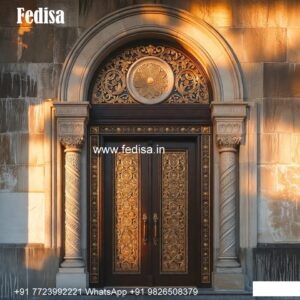 Handcrafted Wooden Door Plai Gate Design No-7074