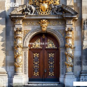 Italian Style Wooden Doors Door Board Design No-7082