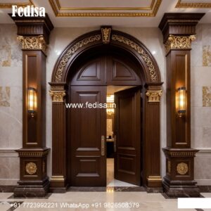 Engraved Wooden Door Sunmica Door Design Catalog No-7099