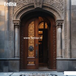 Antique Door Style Door Frame Design Wooden No-7106