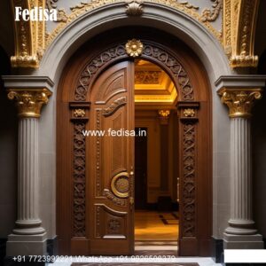Teak Wood Door Design Entrance Steel Door Design No-7112