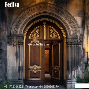 Double Door Classic Style New Style Door Design No-7138