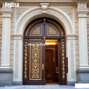 Classic Front Door Ideas Wooden Door Chokhat Design No-7186