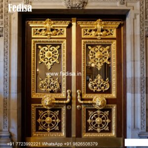 Colonial Style Door Main Door Glass Etching Design No-7201