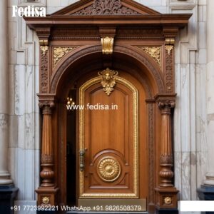 Front Entrance Classic Door Bed Door Design No-7207